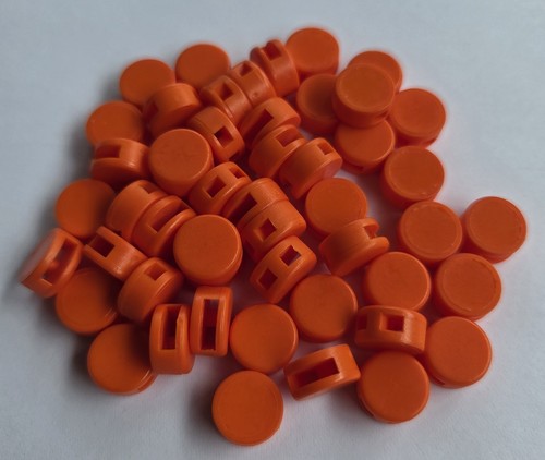 Kunststoffplomben orange 8mm - kunststoffplomben,