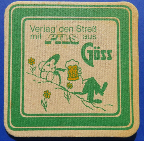Bierdeckel gösser pils - gösser,
