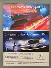 AMG Mercedes W210 E-Klasse Oldtimer Tuning 1997 Vintage Ad Werbung Reklame