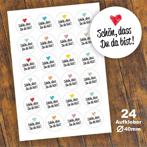 Aufkleber schön dass - 24,