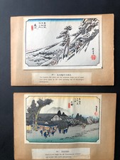 4x Hiroshige 53 Stationen des