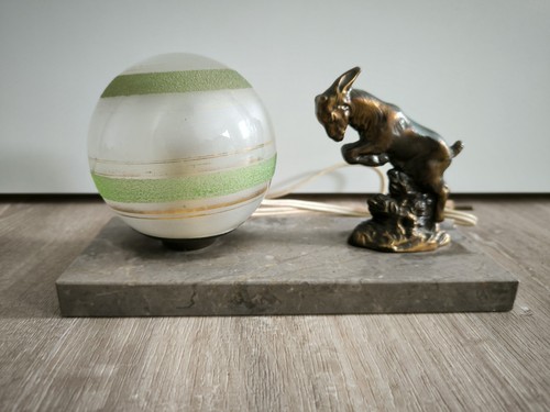 Antike art déco tischlampe - déco, /