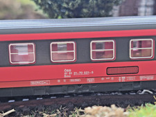 Fleischmann N 8159 K Eurofima Schnellzugwagen 2.Kl. der ÖBB mit Licht in OVP/SPR