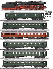 Märklin 39760 +42529 Dampflok BR 01+6 Wagen DB Ep 3 SOUND+viele Fkt NEU OVP 1:87