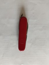 Victorinox altes Logo – Schweizer Taschenmesser rot ca. 90 mm, gebraucht
