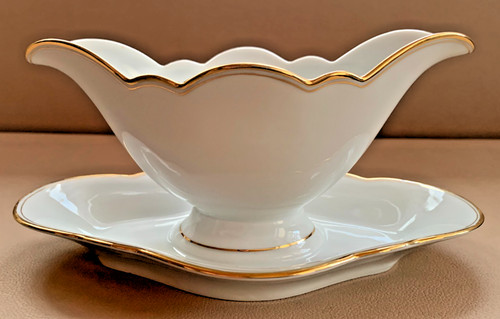 Porzellan sauciere oval - sauciere,