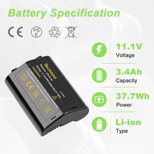 11,1V 3400mAh Akku für Nikon
