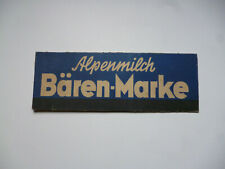 Bären-Marke Alpenmilch