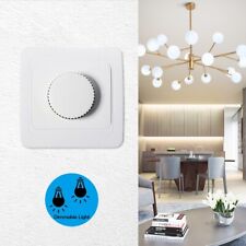 LED Dimmer Drehdimmer Schalter für dimmbare Lampen Unterputz 230V 4 bis 300W