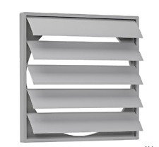 Lüftungsgitter ! ALLE GRÖßEN ! Wetterschutz Lüftungsklappe Lamellengitter Abluft