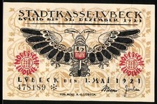 Notgeld Lübeck 1921, 50