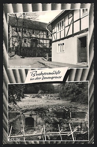 Ansichtskarte buchenmühle - buchenmühle, an