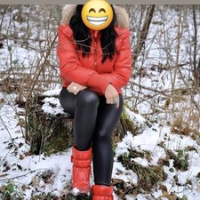 Daunenjacke Winterjacke LEE Gr 36 38  mit Echtpelzkapuze