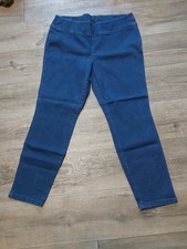 Damen Jeans Blau Größe 48 Gummizug