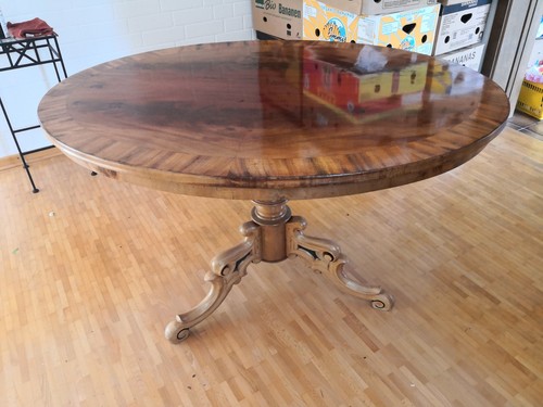 Biedermeier salontisch oval - biedermeier,