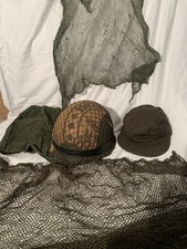 Konvolut M1 Stahlhelm Tarnnetz