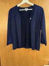 Rainbow Strickjacke Schwarz 3/4-Arm Gr. 36/38