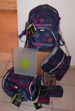 XL Schulrucksack Turnbeutel Schlamper etc Set ScaleRale Coocazoo Puple Illusion