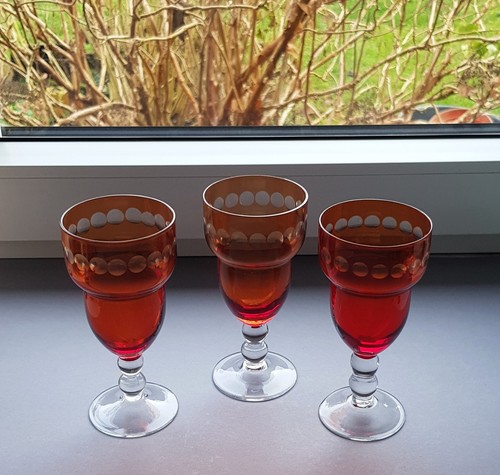 Cocktailgläser rot - -,