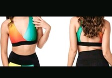 NEU ZUMBA Gr.S 'SURF OPEN BACK' BRA FITNESS SPORT BH