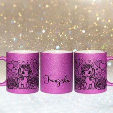 Tasse Glitzer Effekt mit
