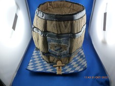 schöner Hut Bierfass als Hut mit Zapfhahn a. Holz! Oktoberfest München "Rarität"