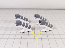 4x weiße Widebody überdachte