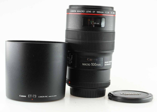 Canon macro lens 100mm red - canon, ef