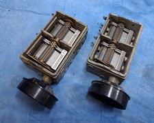 zwei 4-fach Drehkondensator