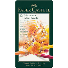 Askshy Colores Faber-Castell Polychromos, 12 Stück 
