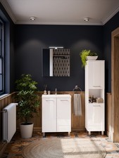 MONTIERT Badmöbel Set mit