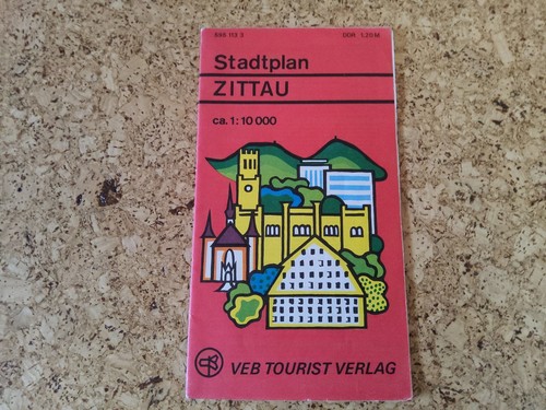 Stadtplan zittau ddr - zittau, (ddr,