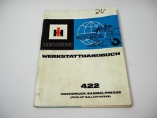 IHC 422 Hochdruck Sammelpresse PICK UP Ballenpresse Werkstatthandbuch 1976