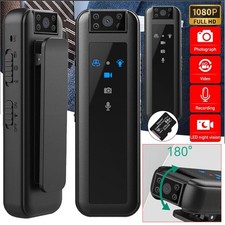 Bodycam Mini Überwachungskamera HD 1080p Tragbare DVR Körperkamera Recorder Akku