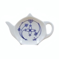 Teebeutelablage Indisch blau