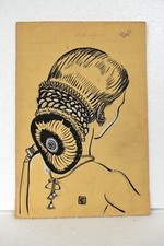 Vintage Wasser Farbe Malerei