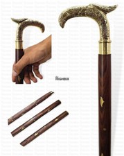 Antiker Messing Vogel Derby