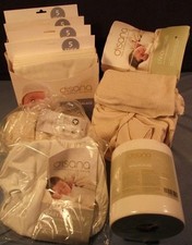 46-teilig: Stoffwindelset von Disana: Strickwindeln, Mulltüchern, Überhosen