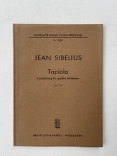 Noten . Sibelius. Tapiola