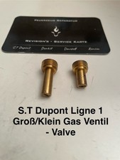 S.T Dupont Feuerzeug Ligne 1 Groß/Klein Gas Ventil - Valve / Original Ersatzteil