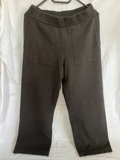 damen hose lang wolle mischung anthrazit 36/38