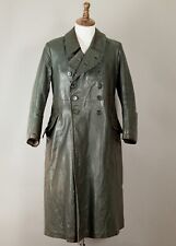 1930er Jahre Deutscher Offiziers Leder Trenchcoat - Waffen, SS, Luftwaffe