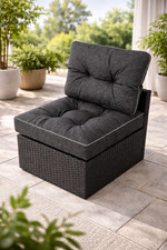 Gartenkissen Rattanauflagen