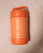 Eisbombe Thermobehälter DDR weiß mit Deckel 23 cm hoch Ostalgie