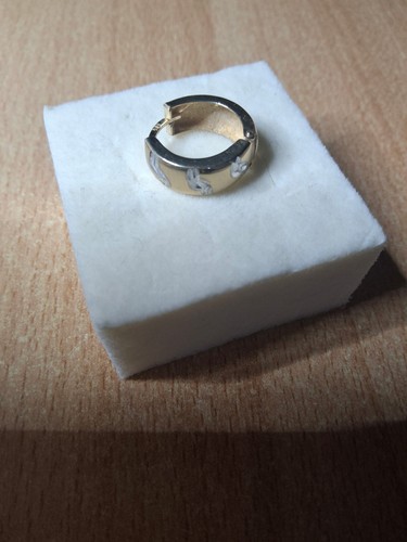 Creole 585 gold ohrring - creole,