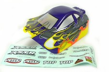 HSP Karosserie XSTR Buggy Booster Blade Purple Flame 1:10 fertig lackiert 10074