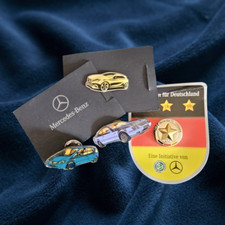 Sammler Pin 4 Stk. - AUTO/KFZ - Konvolut Mercedes - AMG/CLK/A190/4.Stern - NEU