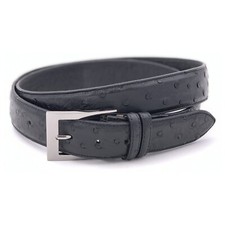 edler Straussenledergürtel