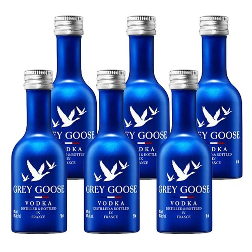 Grey goose vodka - grey, miniatur