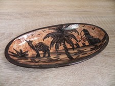 Keramik Seifenschale Dekoschale Ägypten Nord-Afrika Kamel Wüste Palmen